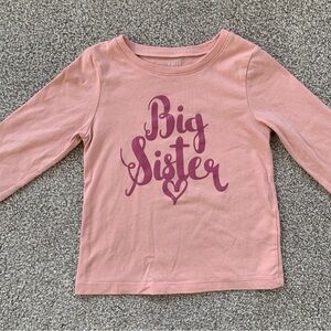 Big Sister Long Sleeve Shirt 3T